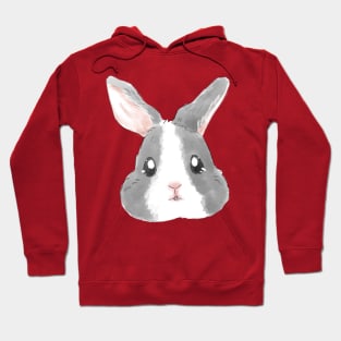 Bunny Head Grey Hoodie